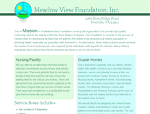 Tablet Screenshot of meadowviewfoundation.com